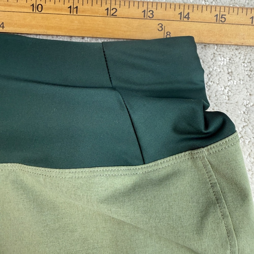 Curious Creatures Sun Dog Short Women Size S Green MTB Colorblock Zipper Pockets - Picture 5 of 9